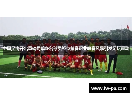 中国足协开出重磅罚单多名球员终身禁赛职业联赛风暴引发足坛震动